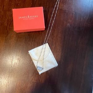 NEW w/ bag and box James Avery Palais Bleu Clair Triplet Necklace